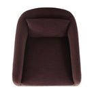 Four Hands Topanga Swivel Chair in Laughlin Plum on a white background at Addison West