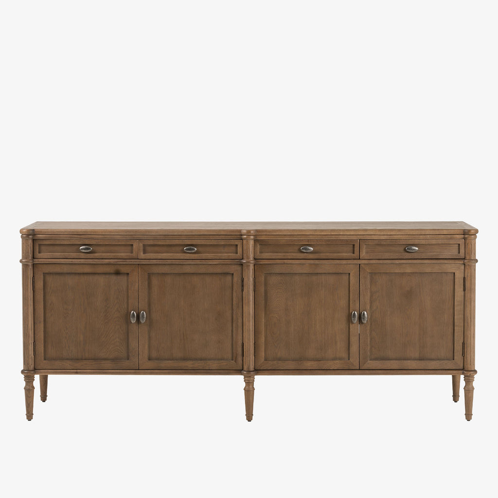 Four Hands Toulouse Sideboard In Toasted Oak on a white background