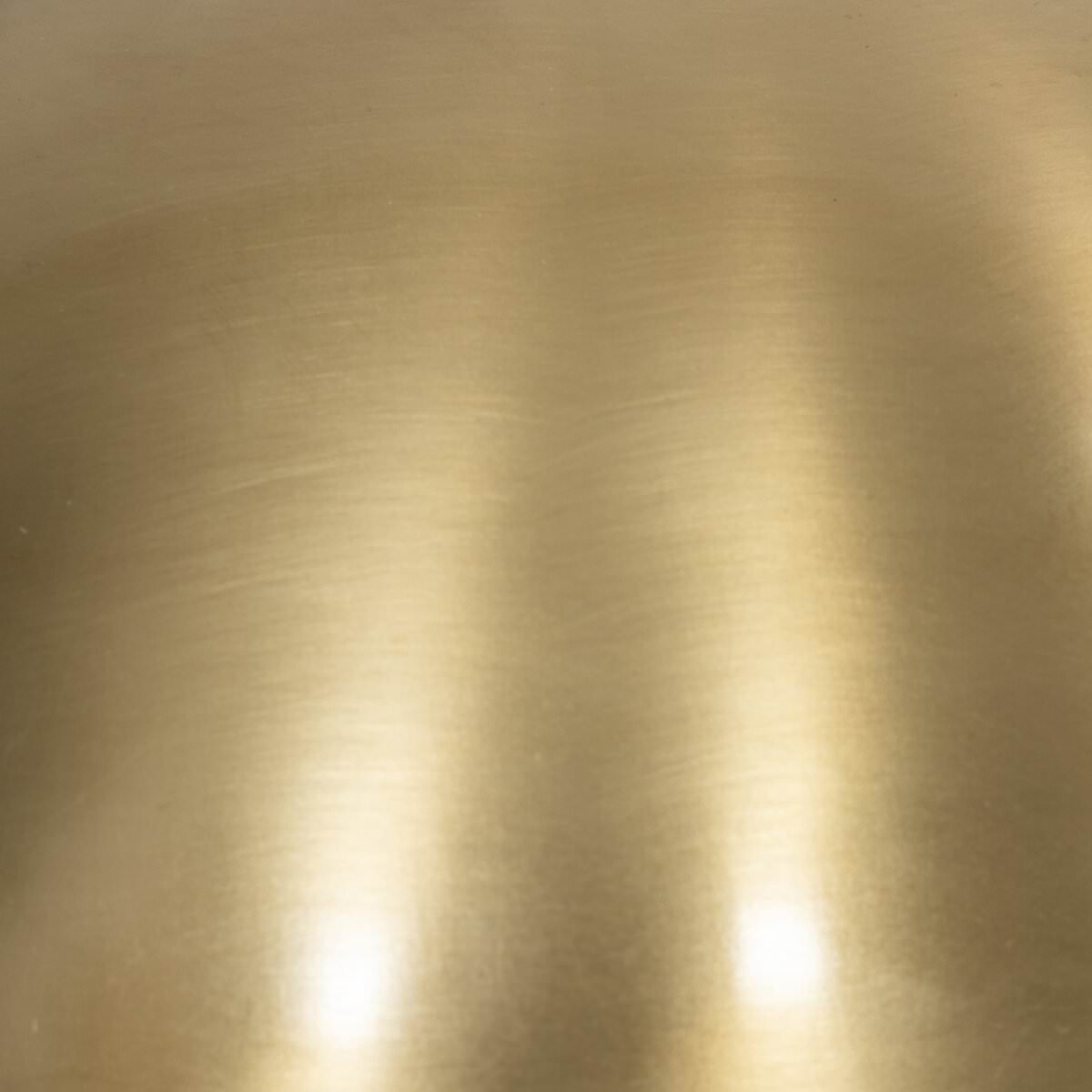 Close up of Four Hands Trieste Table Lamp in Raw Brass at Addison West