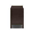 Side of Four Hands Vinco Sideboard in Black Onyx Lacquer on a white background at Addison West