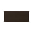 Top of Four Hands Vinco Sideboard in Black Onyx Lacquer on a white background at Addison West