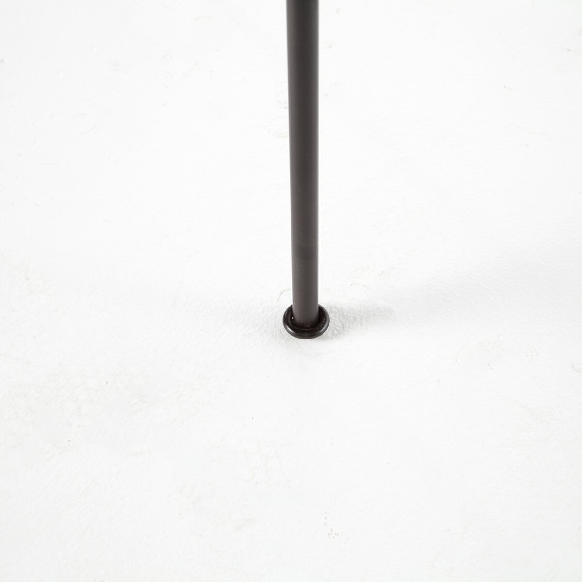 Close up of Four Hands Wharton Bar Stool in Distressed Brown on a white background at Addison West