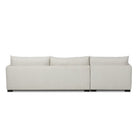 Back of Four Hands Wickham 2-Piece Sleeper Sectional in Alameda Snow on a white background at Addison West
