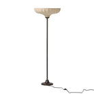 Four Hands Winslet Floor Lamp in Light Oil Rubbed Bronze on a white background at Addison West