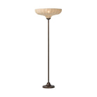 Four Hands Winslet Floor Lamp in Light Oil Rubbed Bronze on a white background at Addison West