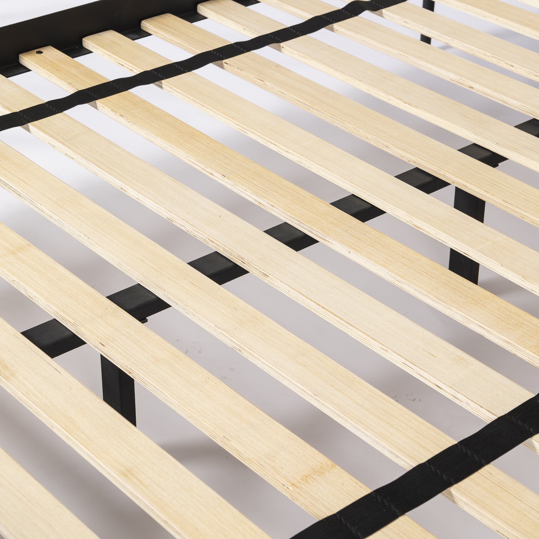 Four Hands Xander Bed in Savoy Parchment on white background at Addison West.