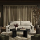 Four Hands Yelena Sofa in Savoy Parchment in a living room at Addison West