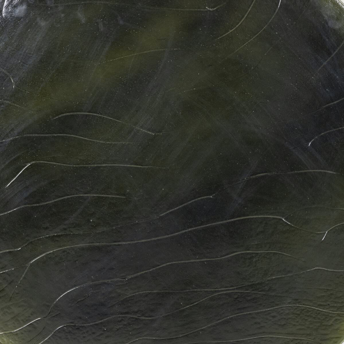 Close up of Four Hands Yoko Grand Coffee Table in Moss Cast Glass on a white background at Addison West