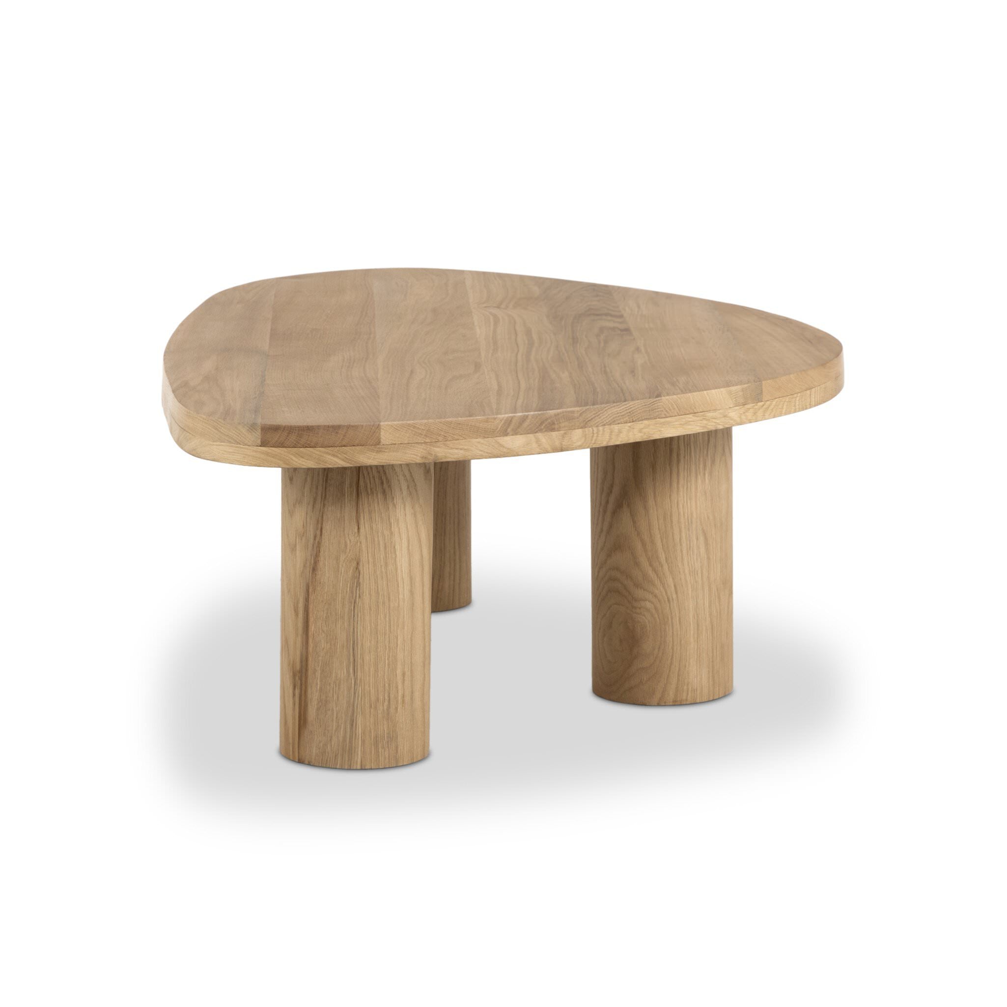 Four Hands Zion Nesting Coffee Tables in Natural Oak on white background at Addison West.