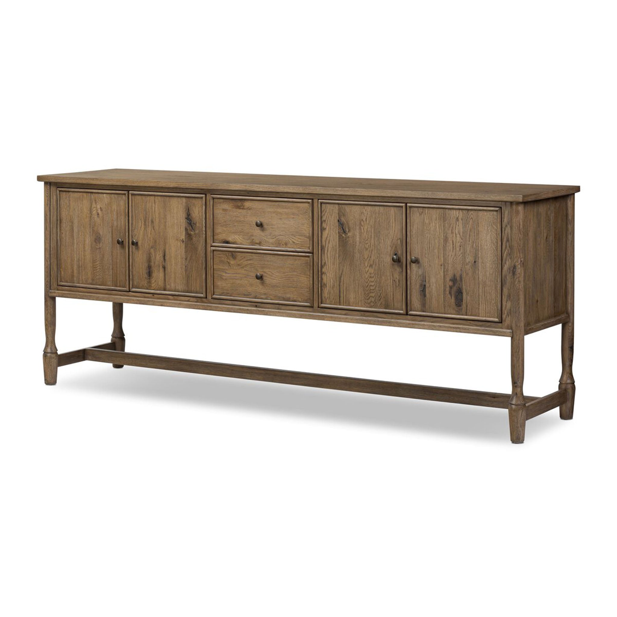 Amber Lewis x Four Hands Bari Sideboard in Weathered Oak Veneer