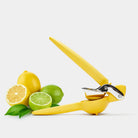 FreshForce Citrus Juicer in Yellow on plain background at Addison West.
