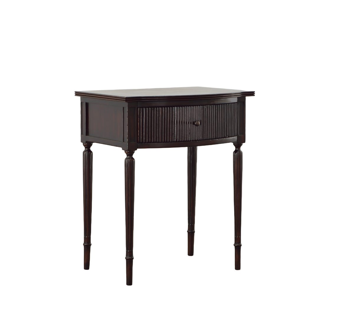 Furniture Classics Magdalin Side Table in Dark Wash on a white background at Addison West