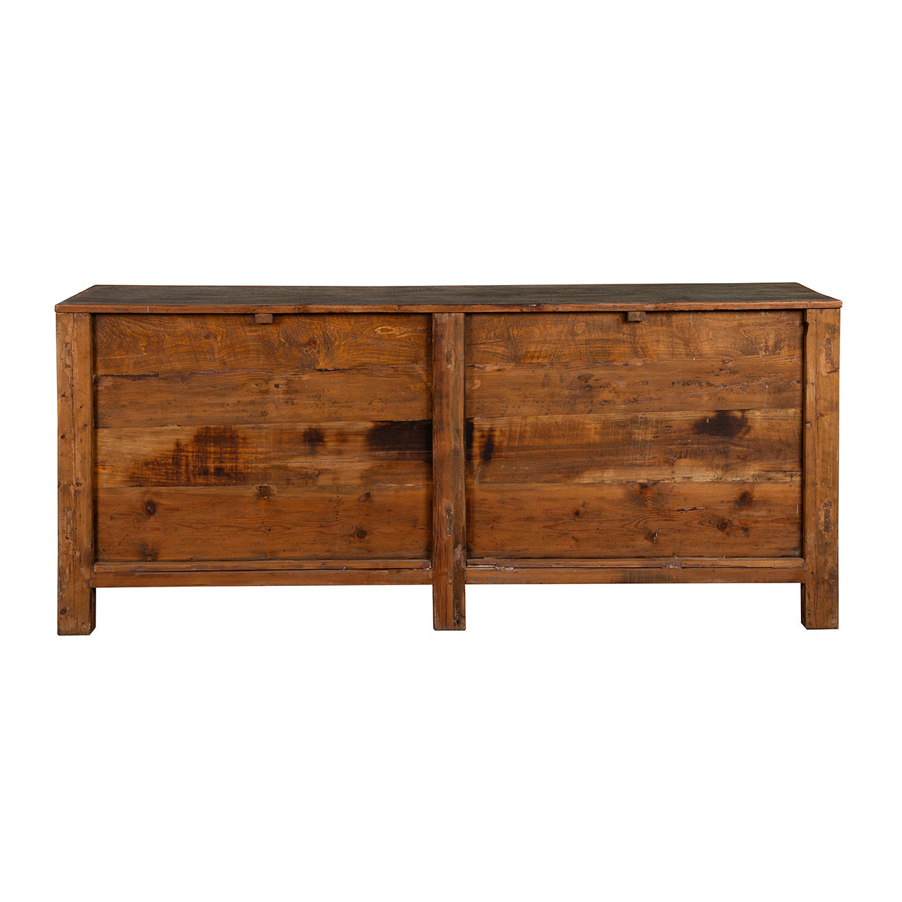 Back of Furniture Classics Flemmer Antique Sideboard on a white background at Addison West