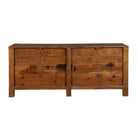Back of Furniture Classics Flemmer Antique Sideboard on a white background at Addison West