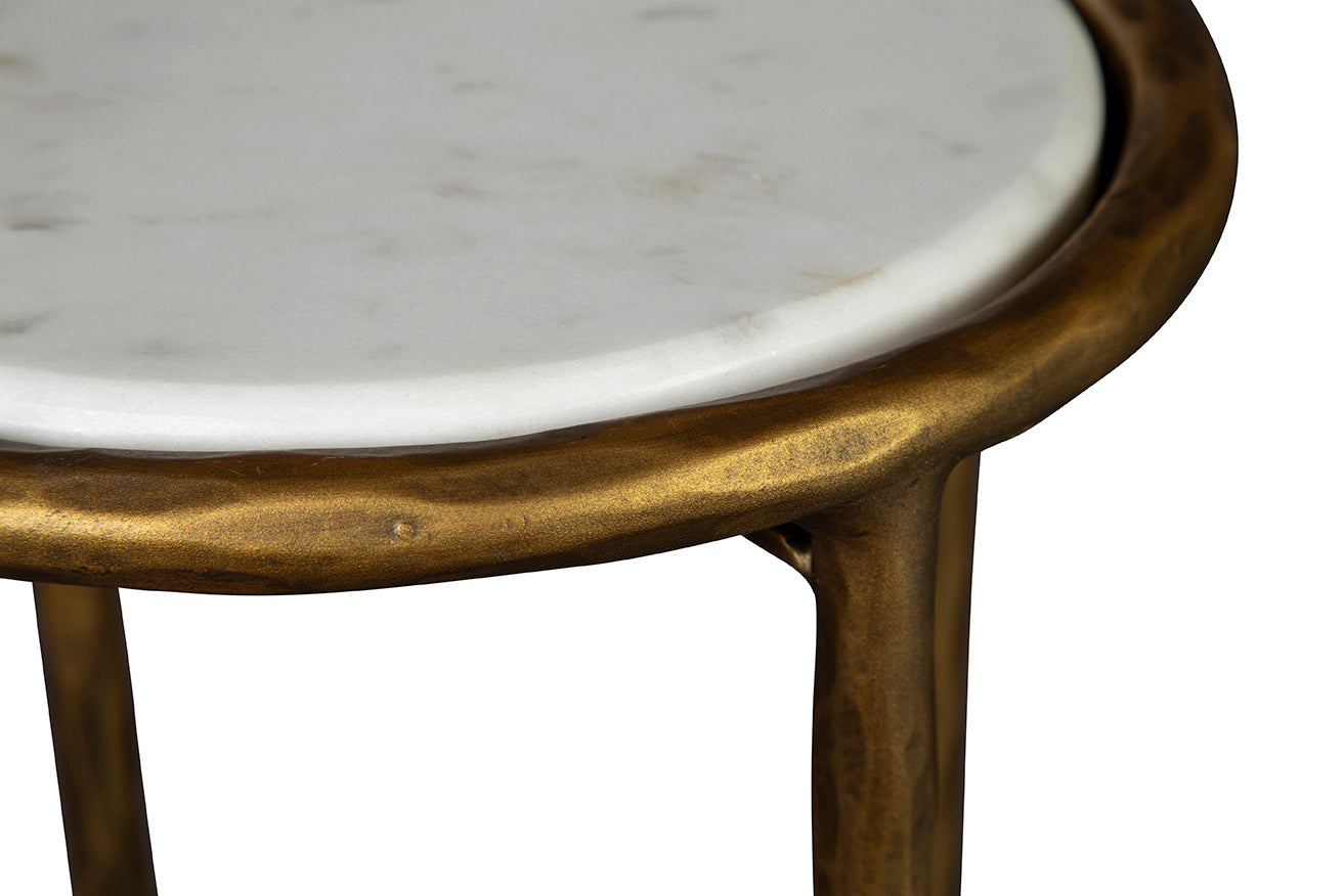 Close up of Furniture Classics Lindsay Martini Table on a white background at Addison West