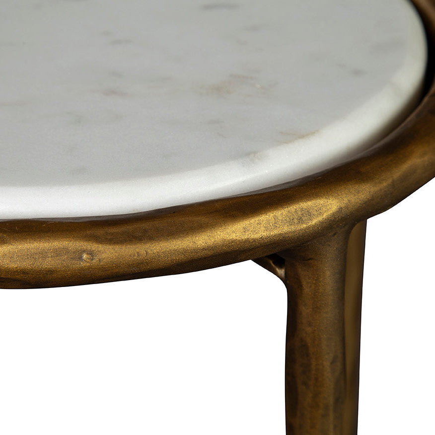 Close up of Furniture Classics Lindsay Martini Table on a white background at Addison West