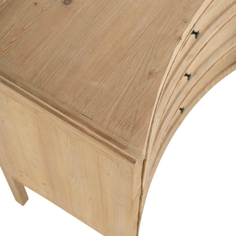 Close up of Furniture Classics Styx Double Crescent Chest on a white background at Addison West