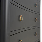 Close up of Furniture Classics Tiffany Three Drawer Chest on a white background at Addison West