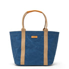 Extra Small Uashmama Giulia Carryall Tote Bag in Denim on a white background