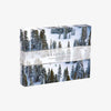 Front of box of puzzle by Gray Malin: The Snow Two Sided Puzzle on a white background