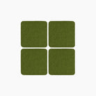 Graf Lantz Square Coaster Set in Loden Green - Addison West 