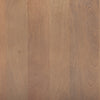 Close up of wood of Grier Medium Brown Solid Wood with Cane Office Desk on a white background