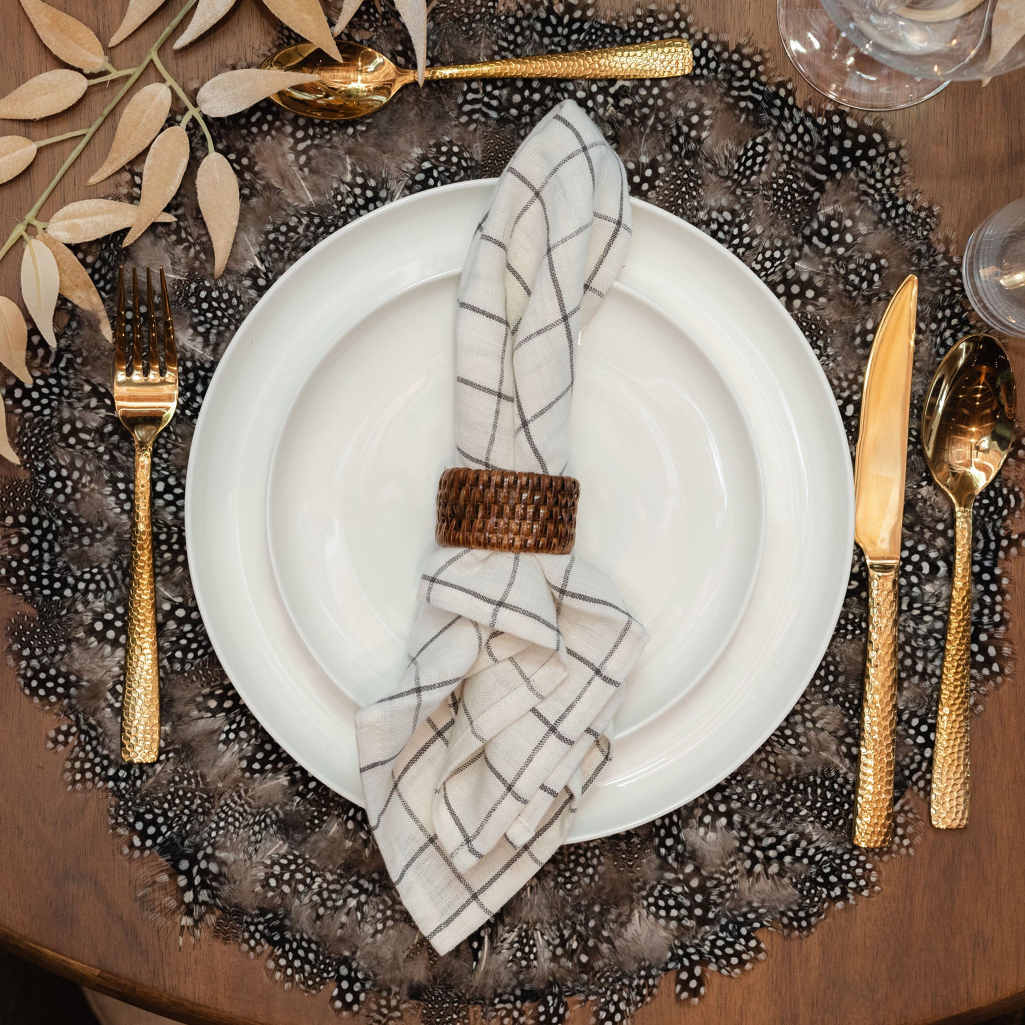 Gwyneth Feather Placemat - Addison West 