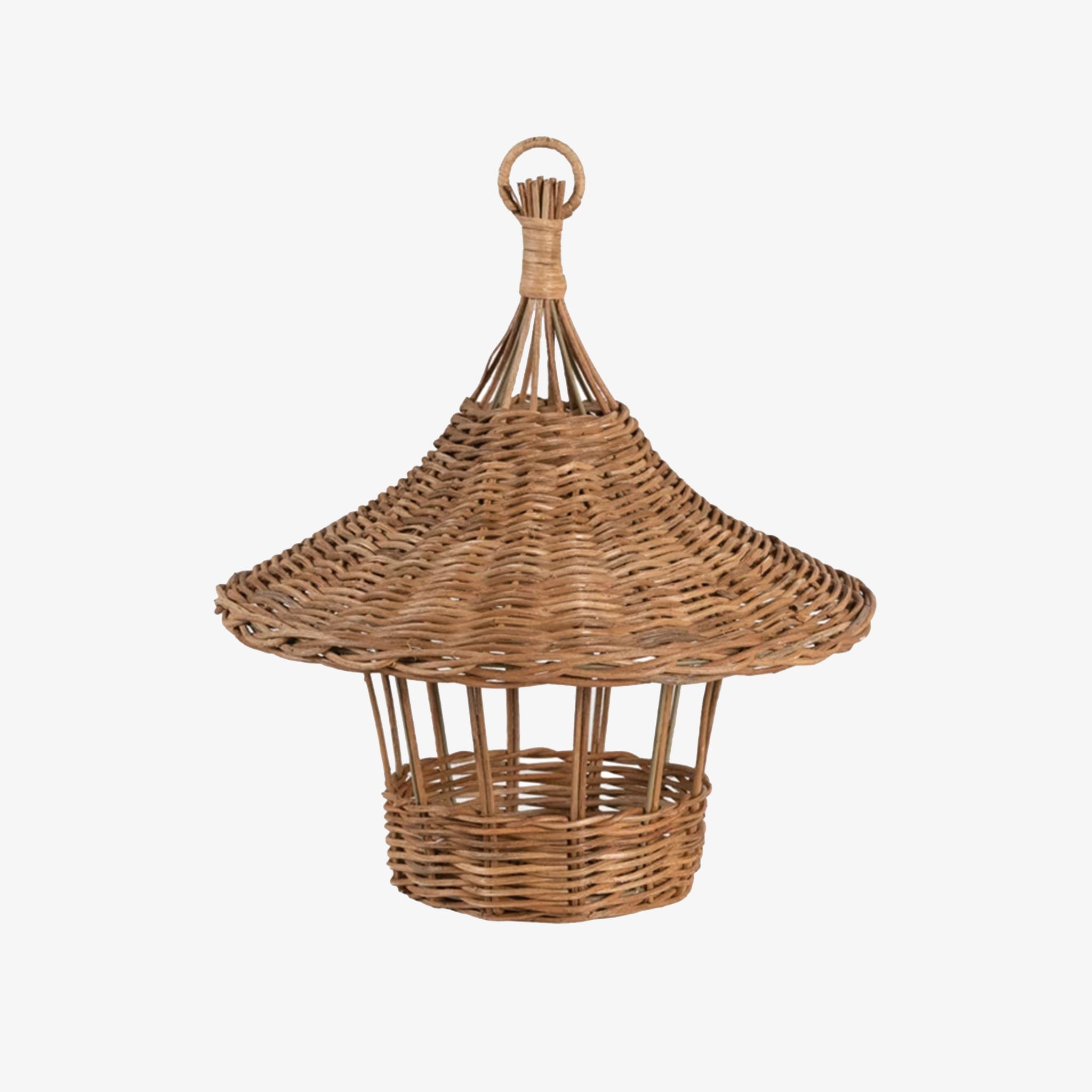 Hand-Woven Wicker Birdhouse - Addison West 