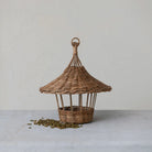 Hand-Woven Wicker Birdhouse - Addison West 