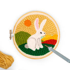 Hare Punch Needle Kit on a white background at Addison West