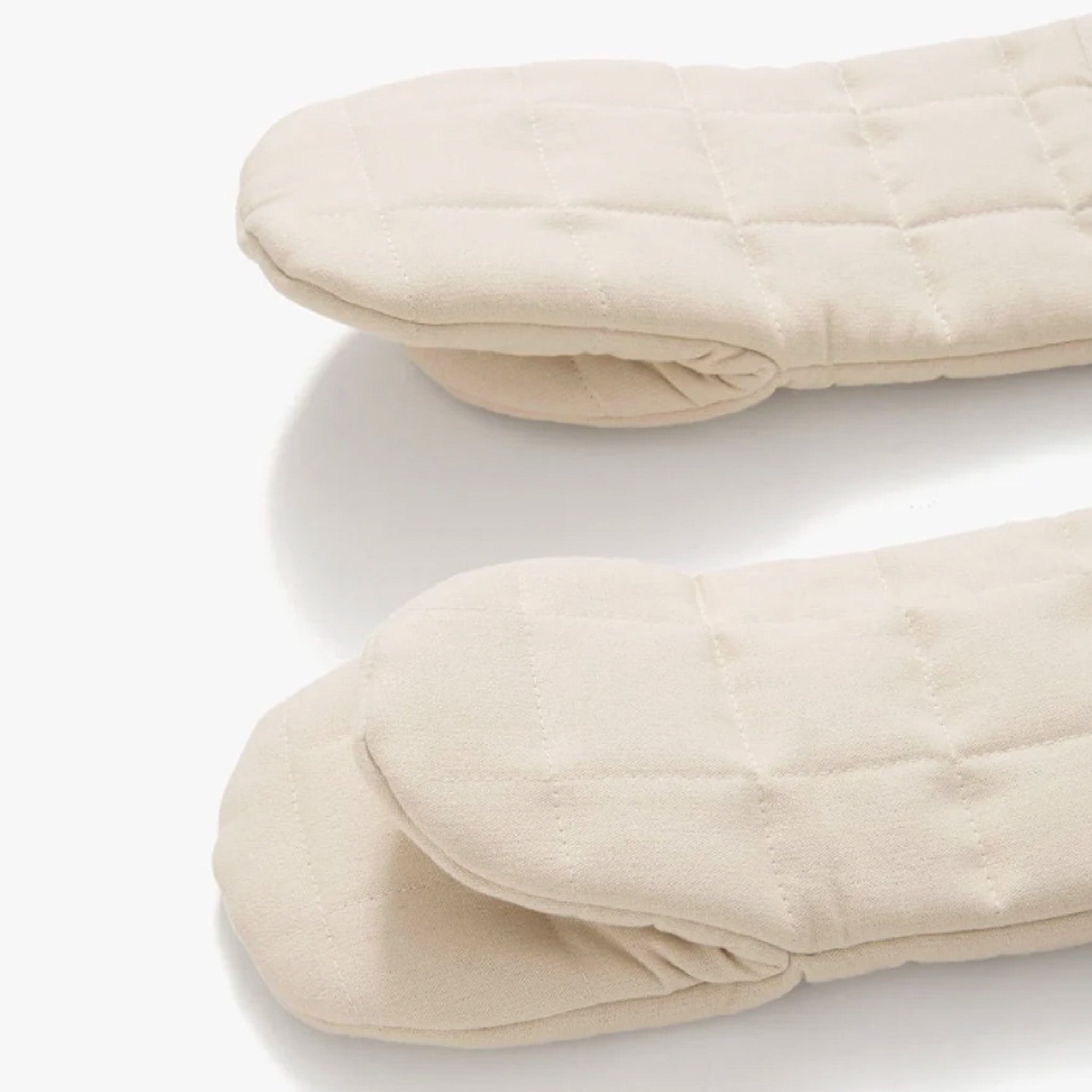 Hedley & Bennett Oat Oven Mitts on plain background at Addison West.