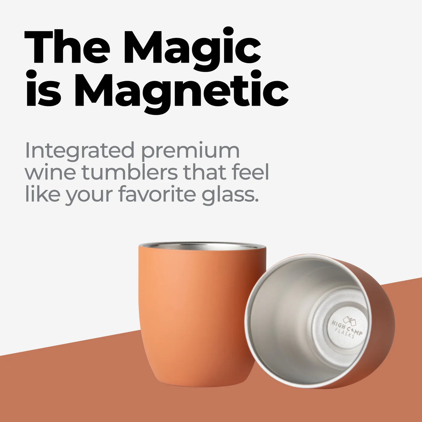 High Camp Parkside Flask in Slate features graphic