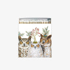 'Holiday Hoot Matches' by paper products designs with three owls on a white background