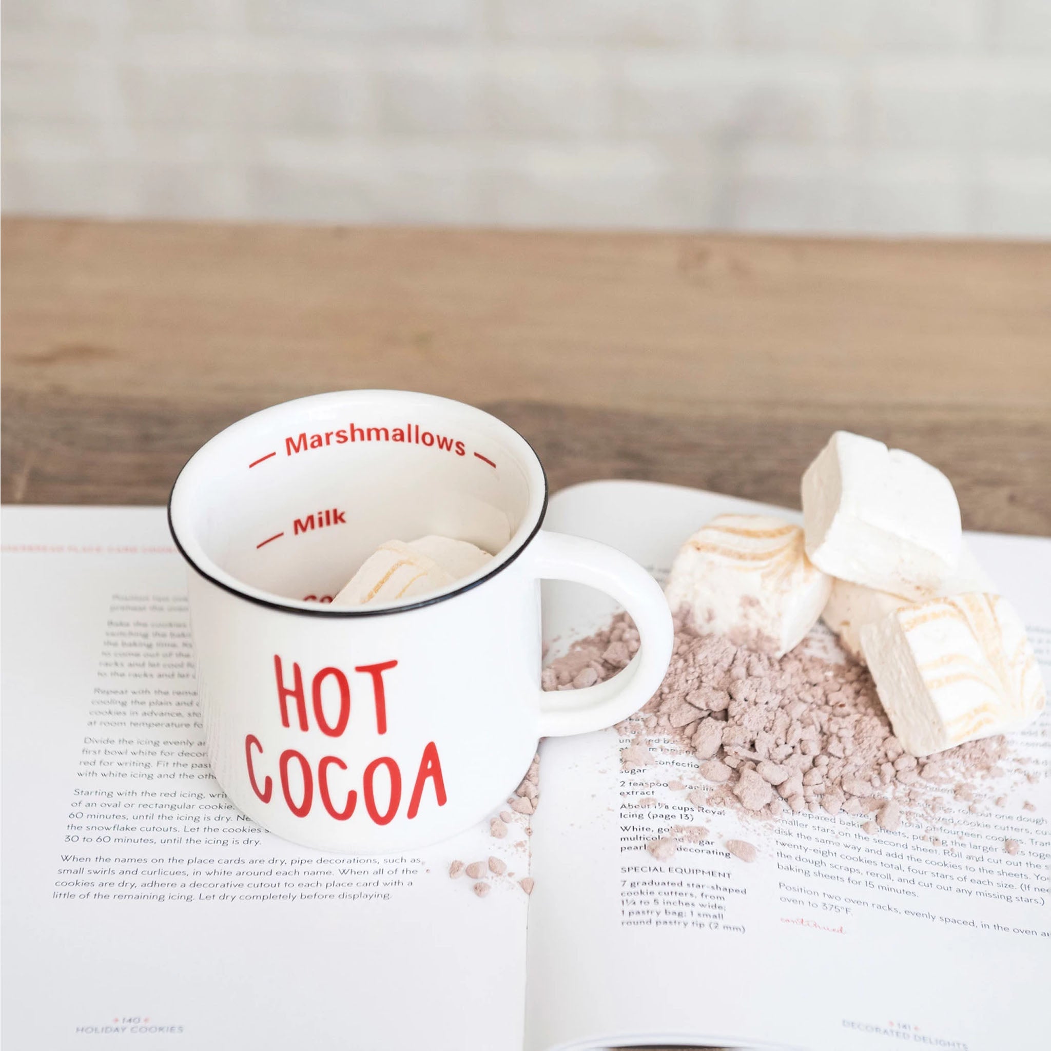 Hot Coco Stoneware Mug on a white background at Addison West