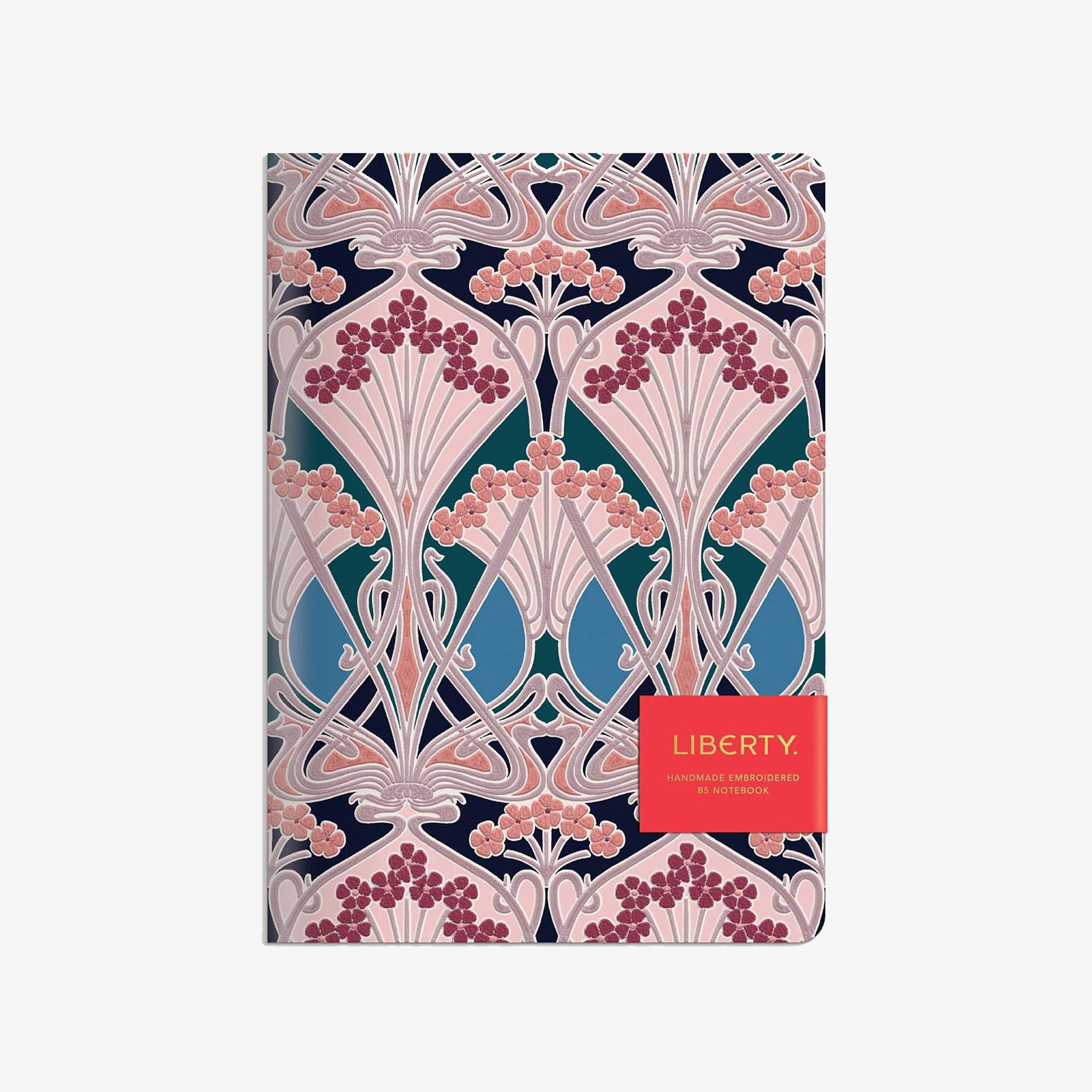 Liberty of London Ianthe Rose Handmade Journal on a white background