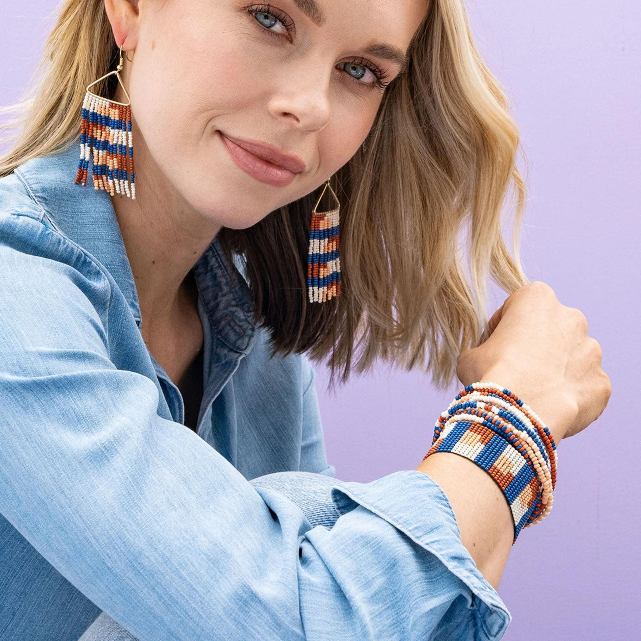 Ink and Alloy 10 Strand Bracelets in Sedona - Addison West 