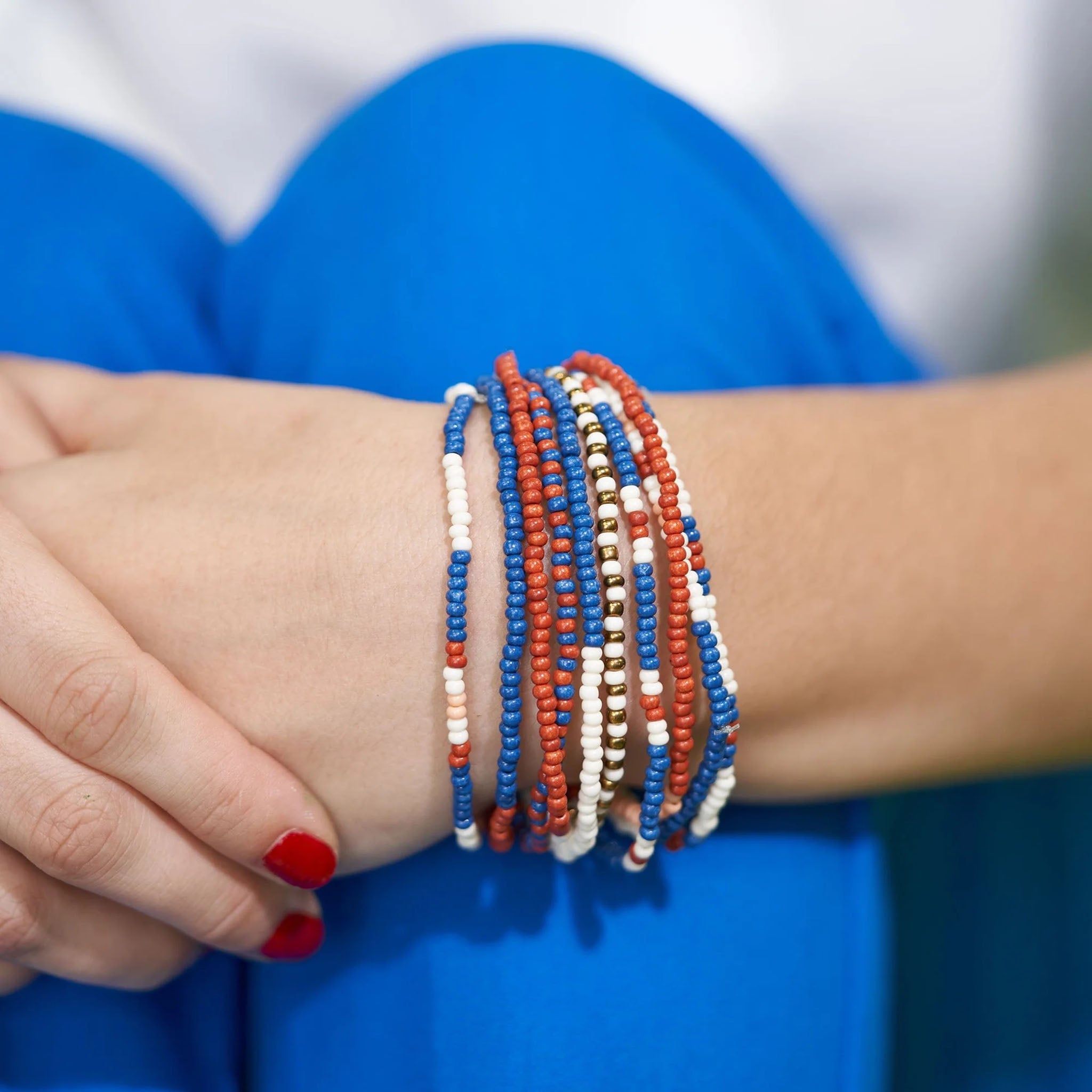 Ink and Alloy 10 Strand Bracelets in Sedona - Addison West 