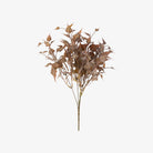 Bouquet of faux ivy with burgundy leaves on a white background
