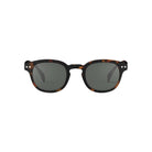 Izipizi #C Tortoise Sunglasses on a white background at Addison West
