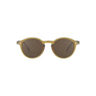 Izipizi #D Golden Green Sunglasses on a white background at Addison West