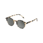 Izipizi #D Light Tortoise Sunglasses on a white background at Addison West