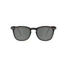 Izipizi #E Tortoise Sunglasses on a white background at Addison West