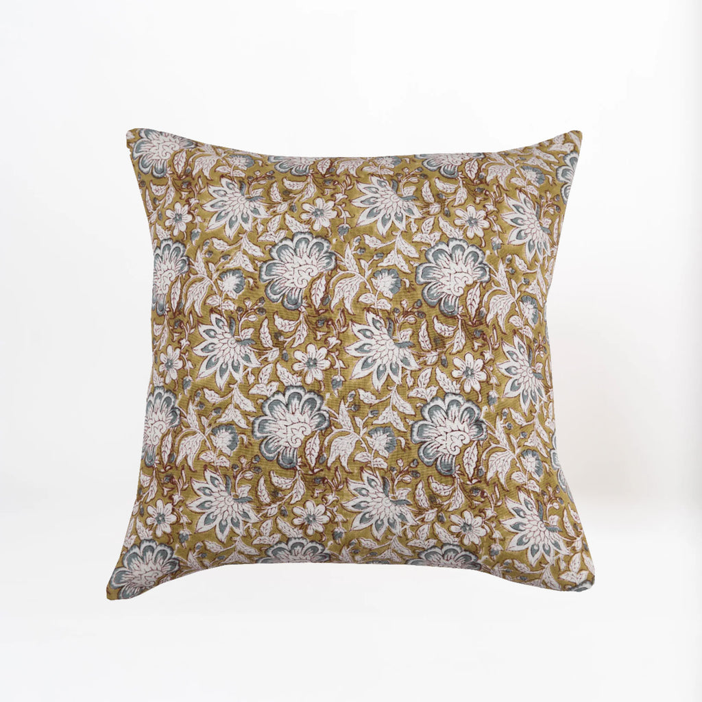 Kundan Stone Throw Pillow