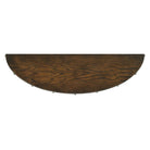 Stable Console demilune wall mounted console table on a white background at Addison West