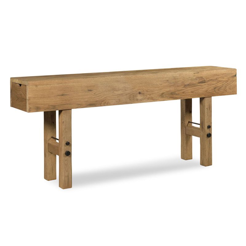 Maker's Console Table on a white background  at Addison West