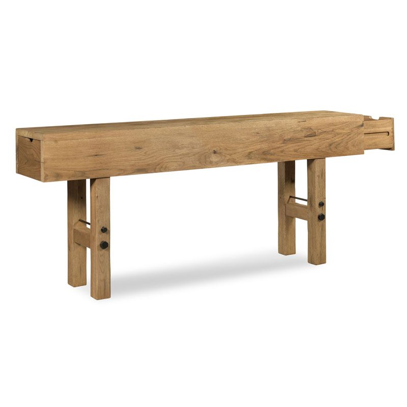 Maker's Console Table on a white background  at Addison West