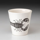 Laura Zindel Lobster Bistro Cup on grey background.