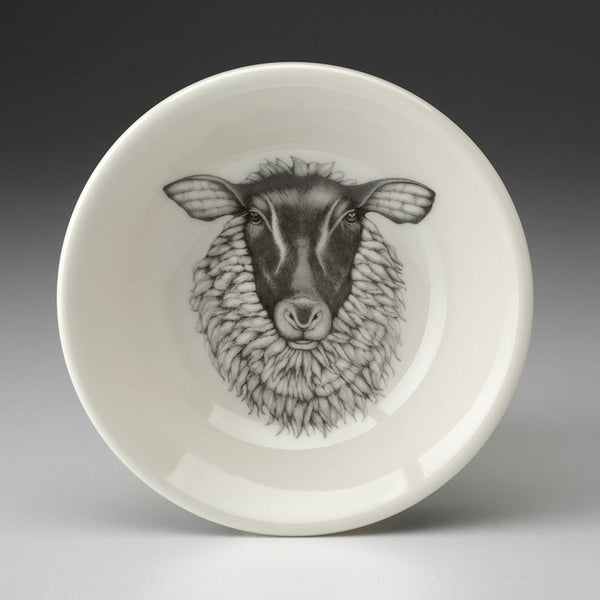 Laura Zindel Suffolk Sheep Sauce Bowl on a grey background