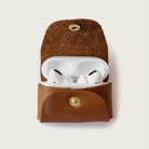 Leather AirPods Case on a white background at Addison West