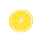 Meri Meri brand lemon cocktail napkins on  a white background